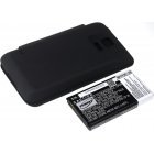 Batteri til Samsung GT-I9700 med Flip Cover Batteri til Samsung GT-I9700 med Flip Cover