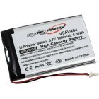 Batteri passer til MP3-Player Archos AV 404 Batteri passer til MP3-Player Archos AV 404