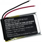 Batteri til Sony SmartWatch 2, SW 2, Type AHB412033PS Batteri til Sony SmartWatch 2, SW 2, Type AHB412033PS