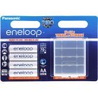 Panasonic eneloop Batteri AA - 4er-Blister + Schutzbox (BK-3MCDEC4BE)