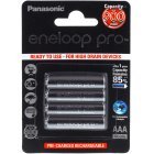 Panasonic eneloop Pro batteri AAA - 4er-Blister (BK-4HCCE/4BE) Panasonic eneloop Pro batteri AAA - 4er-Blister (BK-4HCCE/4BE)