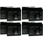 Powery Bly-Gel Batteri til USV APC Smart-UPS 5000 Rackmount/Tower Powery Bly-Gel Batteri til USV APC Smart-UPS 5000 Rackmount/Tower