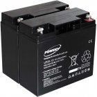 Powery Bly-Gel Batteri til UPS APC Smart-UPS SMT1500I 20Ah (erstatter ogs 18Ah)