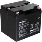 Powery Bly-Gel Batteri til UPS APC Smart-UPS RBC 7 20Ah (erstatter ogs 18Ah)