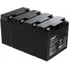 Powery Bly-Gel Batteri til UPS APC Smart-UPS 3000 20Ah (erstatter ogs 18Ah)