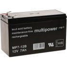 Erstatningsbatteri (multipower) til UPS APC Smart-UPS SC420I 12V 7Ah (erstatter 7,2Ah)