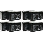 Powery Bly-Gel Batteri til USV APC RBC26 Powery Bly-Gel Batteri til USV APC RBC26