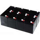 Powery Bly-Gel Batteri til USV APC RBC43 Powery Bly-Gel Batteri til USV APC RBC43