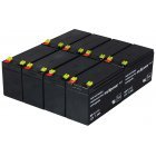 Powery Batteri til USV APC RBC12