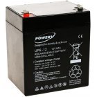 Powery Blygel Batteri 12V 6Ah erstatter APC RBC 29