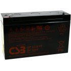 CSB Bly Batteri 6V 12Ah eks. til Alarmanlg, Overvgning, UPS, Telekommunikation
