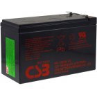 CSB Hochstrom Blybatteri HR1234WF2 passer til APC Back-UPS BE550G-UK 12V 9Ah