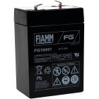 FIAMM Batteri til modelbd, modelbil, hobby mv. 6V 4 5Ah 5Ah