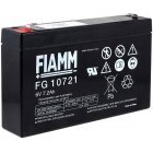 Erstatnings Batteri FIAMM FG10721 6V 7,2Ah til Foderbd, Agnbd