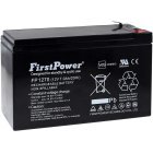 FirstPower Bly-Gel Batteri FP1270 VdS FirstPower Bly-Gel Batteri FP1270 VdS