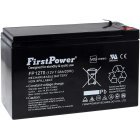 FirstPower Bly-Gel Batteri FP1270 VdS