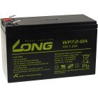 KungLogn Blybatteri MP7,2-12B VdS Erstatter FIAMM Typ FG20722 KungLogn Blybatteri MP7,2-12B VdS Erstatter FIAMM Typ FG20722
