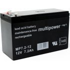 Powery Blybatteri (multipower) MP7,2-12 Vds