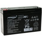 Powery Bly-Gel Batteri 6V 12Ah