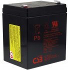 CSB High Rate Blybatteri HR1221WF2 12V 5,1Ah