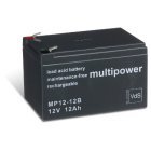 Powery Blybatteri (multipower) MP12-12B Vds