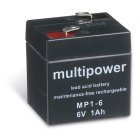 Powery Blybatteri (multipower) MP1-6