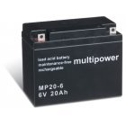 Powery Blybatteri (multipower) MP20-6