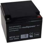 Multipower Blybatteri MP26-12I 12V 26Ah Vds Multipower Blybatteri MP26-12I 12V 26Ah Vds