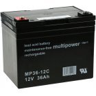 Powery Blybatteri (multipower) MP36-12C Cyklisk