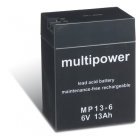 Powery Blybatteri (multipower) MP13-6 Powery Blybatteri (multipower) MP13-6