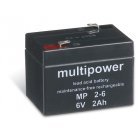 Powery Blybatteri (multipower) MP2-6