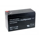 Powery BleiBatteri (multipower) MP7,2-12B VdS kompatibel med Panasonic Typ LC-R127R2PG1