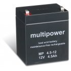 Powery BleiBatteri (multipower) MP4,5-12 kompatibel med FIAMM Typ FG20451
