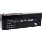 Powery Blybatteri (multipower) MP2,4-12C deep cycle