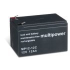 Powery Blybatteri (multipower) MP12-12C deep cycle