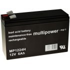 Powery Blybatteri (multipower) MP1224H Highrate-Type