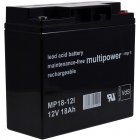 Powery Blybatteri (multipower) MP18-12I Vds Powery Blybatteri (multipower) MP18-12I Vds