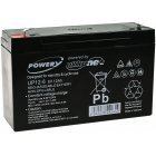 Powery Bly-Gel Batteri til Scooter Elscooter m.v. 6V 12Ah (auch til 10Ah)