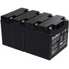 FirstPower Bly-Gel Batteri til YUASA NP18-12 12V 18Ah VdS