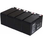 Powery Bly-Gel Batteri erstatter YUASA NP7-12 9Ah 12V Powery Bly-Gel Batteri erstatter YUASA NP7-12 9Ah 12V