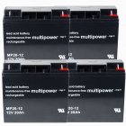 Powery Blybatteri (multipower) Erstatter YUASA NP18-12 20Ah (erstatter også 18Ah) Powery Blybatteri (multipower) Erstatter YUASA NP18-12 20Ah (erstatter også 18Ah)