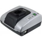 Powery Batteri Lader med USB til Berner BBS II Powery Batteri Lader med USB til Berner BBS II