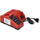 Lader til AEG/ Milwaukee Værktøjsbatterier 12V-14,4V-18V/ Li-Ion Lader til AEG/ Milwaukee Værktøjsbatterier 12V-14,4V-18V/ Li-Ion