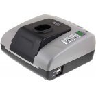 Powery Batteri Lader med USB til Makita Type BL7010 Powery Batteri Lader med USB til Makita Type BL7010