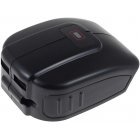 Batteri-Adapter / Batteri-Ladeadapter med 2x USB-tilslutning til Makita 14,4V/18V Batteri-Adapter / Batteri-Ladeadapter med 2x USB-tilslutning til Makita 14,4V/18V