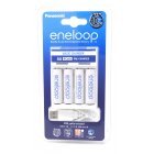 USB Lader Panasonic eneloop BQ-CC61USB inkl. 4x AA eneloop Batterier 1,9Ah & Micro USB-Kabel