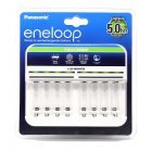 Standardlader Panasonic eneloop BQ-CC63 til 1-8 NiMH AA, AAA Batterier Standardlader Panasonic eneloop BQ-CC63 til 1-8 NiMH AA, AAA Batterier