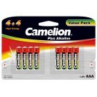 Batterier Camelion Micro LR03 MN2400 HR03 Plus Alkaline (4+4) 8er Blister