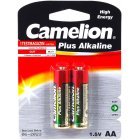 Batterier Camelion Mignon LR6 MN1500 AA AM3 Plus Alkaline 2er Blister