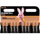 Duracell Batteri Alkaline Mignon AA LR06 1,5V Plus Extra Life 10er Blister Duracell Batteri Alkaline Mignon AA LR06 1,5V Plus Extra Life 10er Blister